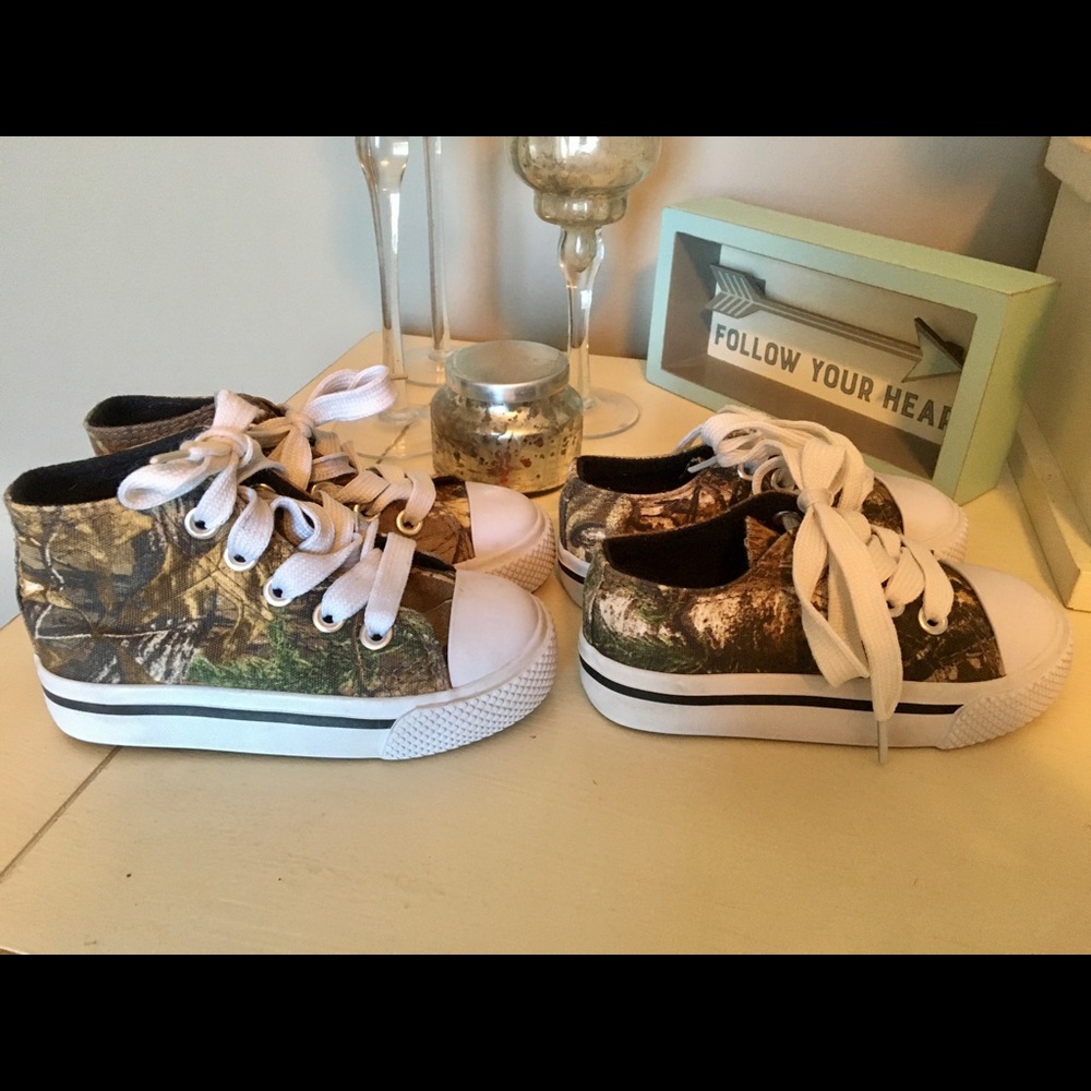 NEW Toddler Camo Sneaker bundle